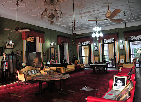 Inside the Rajbari Museum